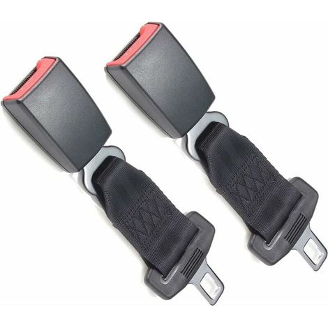 Boucle de ceinture de sécurité auto en acier, rallonge de ceinture de sécurité universelle 23 cm (1/5)