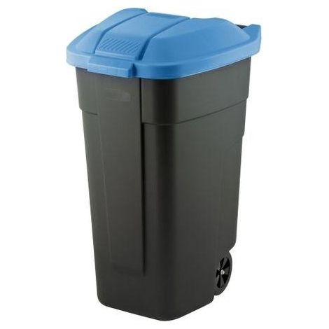 Curver 3253921290389 Conteneur de tri sélectif noir 110L
