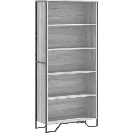 Maison Exclusive - Bücherregal Grau Sonoma 80x31x169 cm Holzwerks