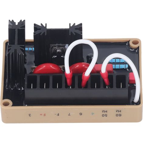 Automatischer Spannungsregler AVR 190-240VAC, Präzisionsmodul mit Sicherung, Regelplatine für Dieselgeneratoren, zuverlässiger und robuster Ersatz. (1/5)