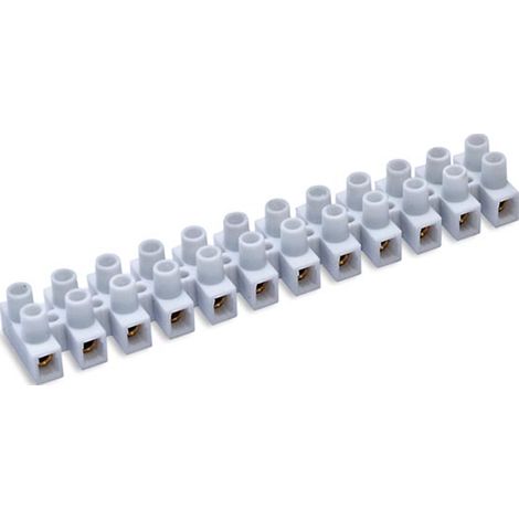 Bande de connexion électrique Famatel 24A 2.5 mm² blanc 10 cm