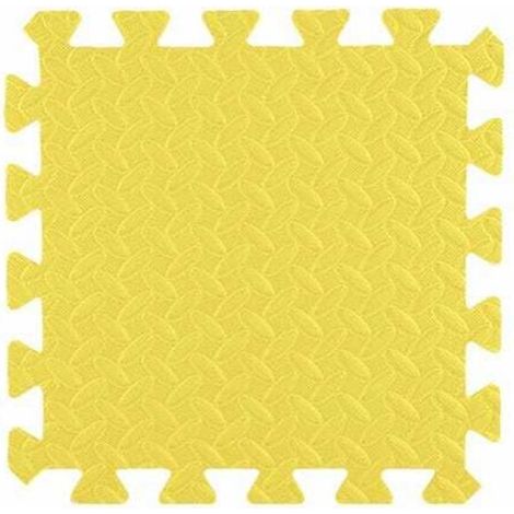 Lot de 12 tapis de jeu en mousse EVA 30x30x1 cm, protection sol, yoga et entraînement, bébé (1/5)