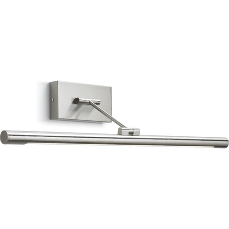 Superficie tilt TABEL Large LED SMD 12W 1000lm CRI80 3000K Niquel satinado (1/3)