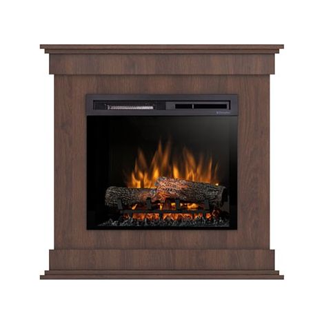 LENOX - Caminetto elettrico a libera installazione a LED - Rovere - 23" - 93 x 90 x 29 (1/3)