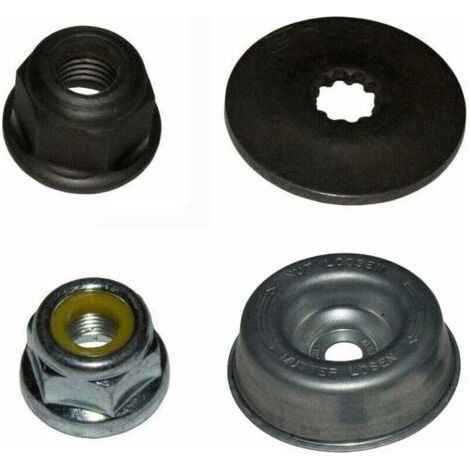 4 Pcs Kit adaptateur fixation de lame débroussailleuse en métal (1/5)