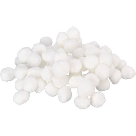 Balle Filtrante pour Piscine 700g - Fibres de Nettoyage pour Filtre à Pompe, Aquarium et Spa - Blanche (1/5)