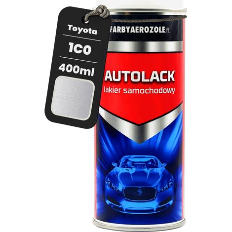 Toyota Avensis 1C0 « Argent métallisé ». Peinture automobile en aérosol 400 ml Argent (1/5)
