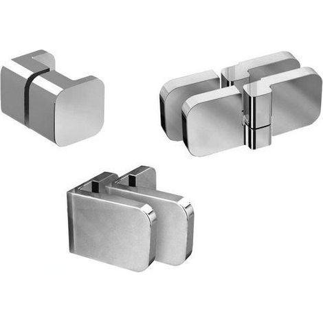 Ravak Brilliant - Kit de montage B SET pour BSD2 80, 90 L, chromé D01000A084 (1/2)
