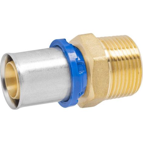 APE - Raccord droit à sertir multicouche 20 mm x mâle 3/4″ - Réf. ARL1004200 (1/2)