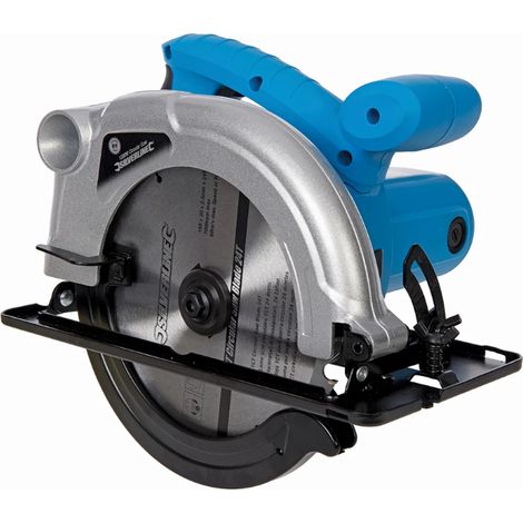 Sega Circolare elettrica regolazione lama taglio legno Silverline 185mm 1200W