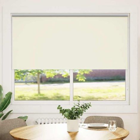 Store occultant à enrouleur 164,4 x 175 cm, largeur du tissu 160 cm, blanc cassé (1/5)