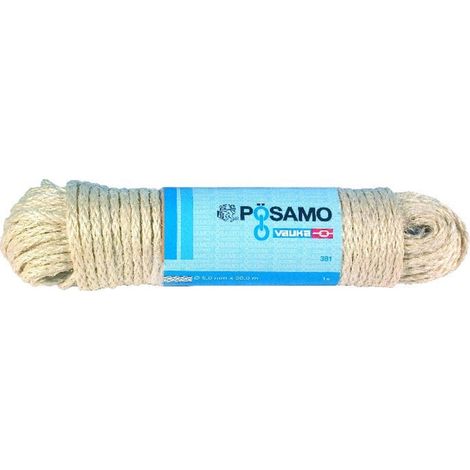 PÖSAMO Wäschel Sisal 5 mm a 30 m natur (1/2)