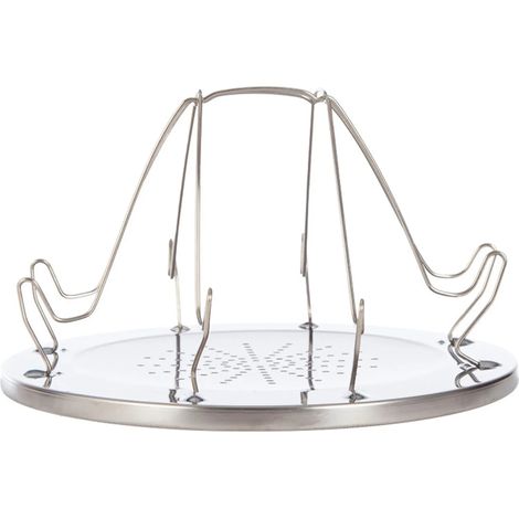 Grille-pain pliable de camping en acier inoxydable, 4 tranches, idéal pour le camping, la randonnée, les pique-niques et les barbecues. (1/4)