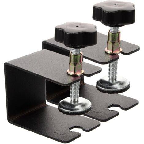 2 pièces Pinces c Outils De Fixation Robustes Pour Travail Du Et Installation De Panneaux Idéaux Pour Bricolage Et Ébénisterie (1/5)