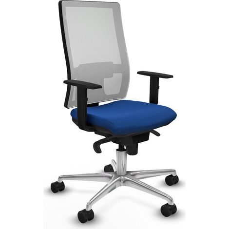 Bürostuhl piqueras y crespo Horna blau Mesh Kunstleder