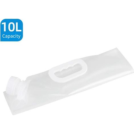 Seau à eau pliable 5L/10L, portable et de grande capacité, idéal pour le camping, la randonnée et les activités de plein air.-AquaForge (1/5)