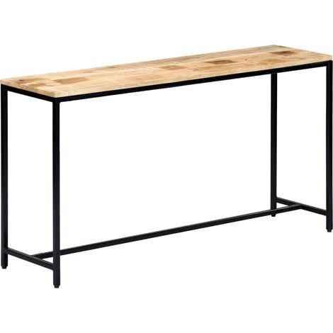 Konsolentisch 140 x 35 x 76 cm Massivholz Mango