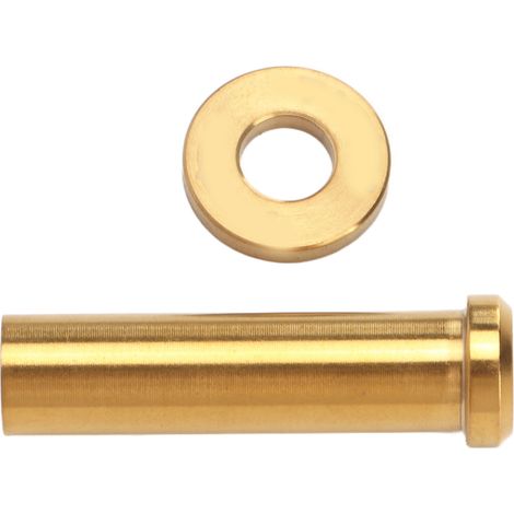 Écrous de fixation en C pour étriers de frein de vélo de route, 30 mm, en alliage de titane antirouille et anti-oxydation, finition polie, couleur or. (1/5)