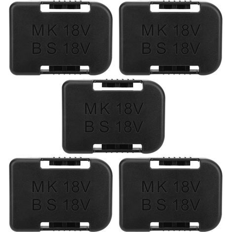 Spacnana Rack de Batterie sécurisé pour Le Rack de Stockage de Batterie, Clamp/Holder d'amarrage, Installation d'angle, ABS + PC, 9,5 X 7 X 2,5 Cm, Conteneurs de Stockage de (Black) (1/5)