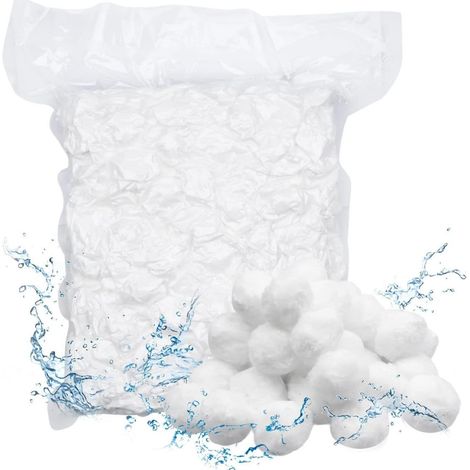 500 grammes de billes filtrantes peuvent remplacer 20 kilogrammes de sable filtrant, convenant aux piscines et aux pompes de filtration. (1/5)