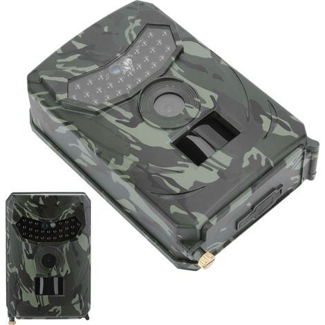 Caméra de chasse extérieure 12MP avec vision nocturne infrarouge 26 LED, détection PIR, étanche IP56 pour animaux sauvages