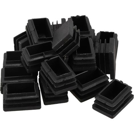 20 embouts rectangulaires en plastique, raccords de tuyauterie filetés 30 mm x 20 mm (1/5)