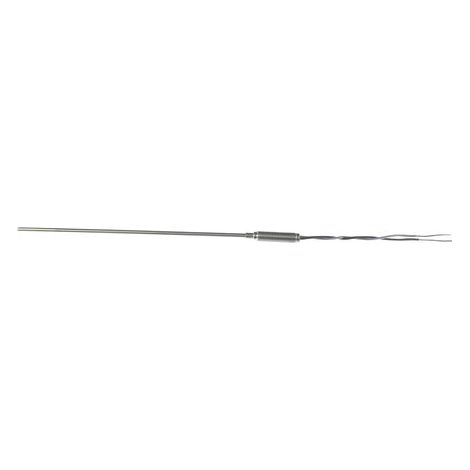 Thermocouple type T Ø 1mm, L 1m, +400°C max à Câble ( Prix pour 1 )