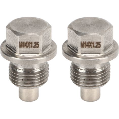 Bouchon de vidange magnétique moteur DP015 vis M14x1.25 écrou de carter en acier inoxydable compatible voiture (1/5)