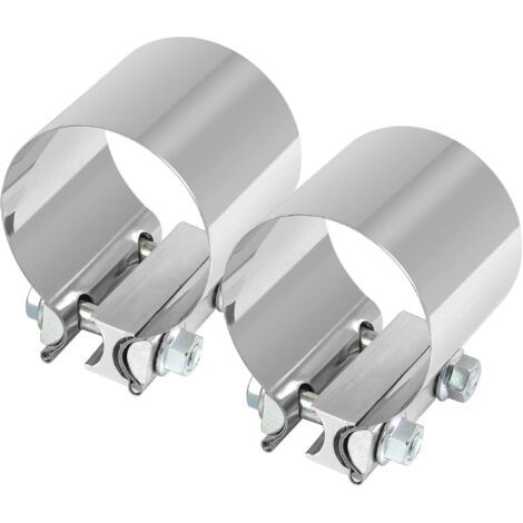 Ø 76 mm x 76.2 mm longueur Collier inoxydable d'échappement de Universal (2 pièces) (1/5)