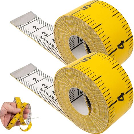 2 mètres rubans sur mesure d'une longueur totale de 150 cm, mètre ruban 2 en 1 (1/5)