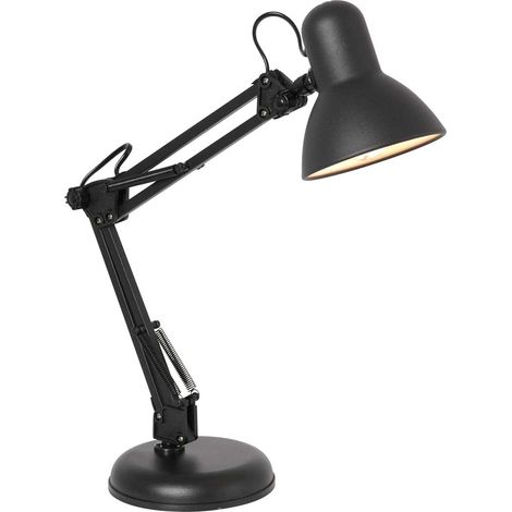 Mexlite - lámpara de mesa - Study - negro - metal - lámpara de