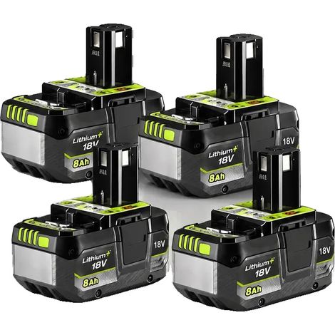 Batería de repuesto, 18 V Li-ion, capacidad de 8000 mAh, 4 unidades de 8,0 Ah. (1/2)
