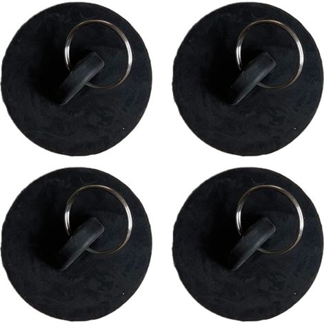 Bouchon De Vidange - Bouchon En Caoutchouc Pour Évier Baignoire Lavabo - Adapté À La Plupart Des Eviers Et Baignoires - Lot De 3 (1/5)