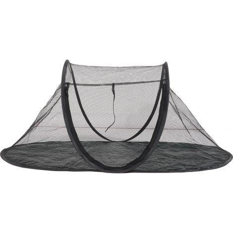 Enclos pour animaux de compagnie portable, respirant et pliable, idéal pour les voyages en plein air. (1/5)