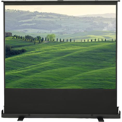 Pantalla de proyección portátil independiente Full HD 3D de 80 pulgadas (5,38 x 4,04 pies) con funda de transporte (1/5)