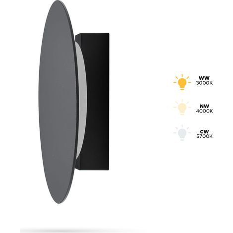 Faretto rotondo 6W BD6 per binari SLIM TRACK e FiberFLEX 48VDC 3CCT 3000K, 4000K, 5700K (1/5)