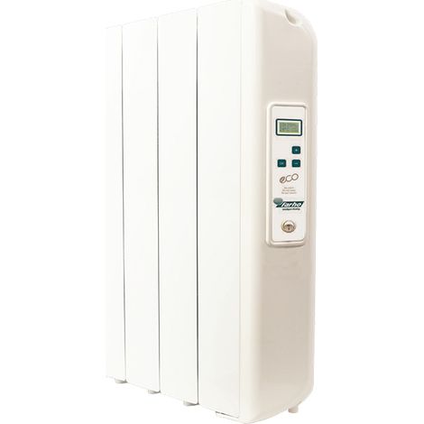 Radiateur électrique à inertie fluide 660W FARHO Eco Green Ultra 04 Eléments Blanc Programmable Basse Consommation Garantie 20 ans (1/5)