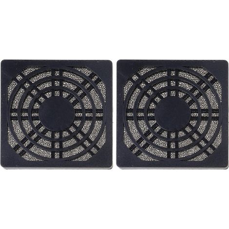 1 paire de filtres à air de 4, 5, 6, 7, 8, 9, 12 ou 15 cm pour ventilateurs USB, maille plastique pour boîtiers d'ordinateur DIY, protection contre la poussière (70 x 70 mm) (1/5)