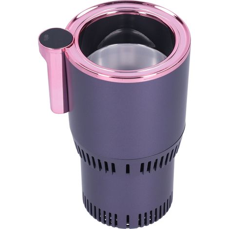 Tasse intelligente pour voiture, utilisable en mode chaud et froid, pour la maison et le bureau, avec refroidissement, chauffage et isolation rapides, mini-réfrigérateur, alimentation allume-cigare DC (1/5)