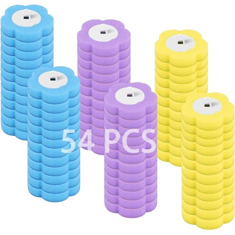 Lot de 54 recharges de Brosse WC jetables, Plusieurs parfums (1/5)