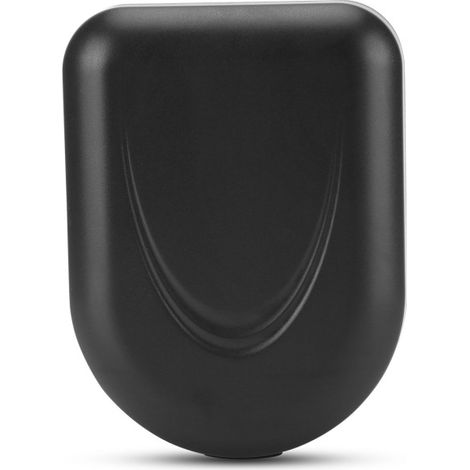 Étui étanche portable et résistant aux chocs pour prothèse auditive, boîte de rangement noire, protection antichute, coffret de transport compact pour audioprothèse. (1/5)