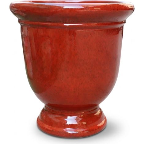 Vaso TITAN 72x75cm rosso tropicale