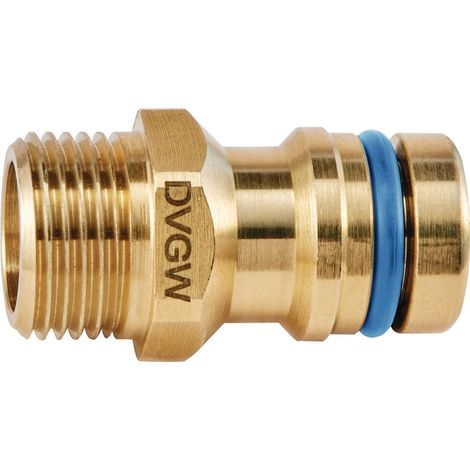 GEKA Gerätestecker GEKA plus KTW Messing Außengewinde G 1/2 ″ SB