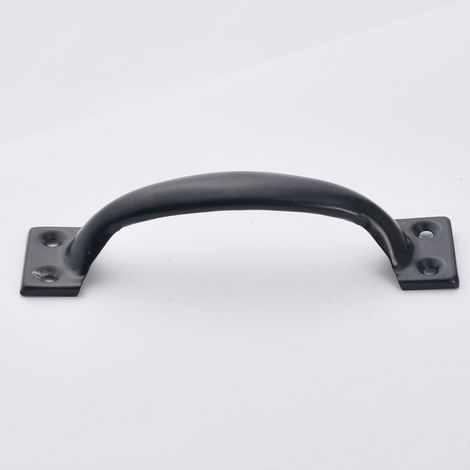 4 Poignées Poignee de Meuble Bouton de Porte Poignee Entraxe Rustiques en fer Pour Cuisine Porte de Grange Jardin Remise (120MM) (1/5)