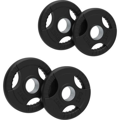 7,5kg Tri-Grip Hantelscheiben Body Revolution Schwarz