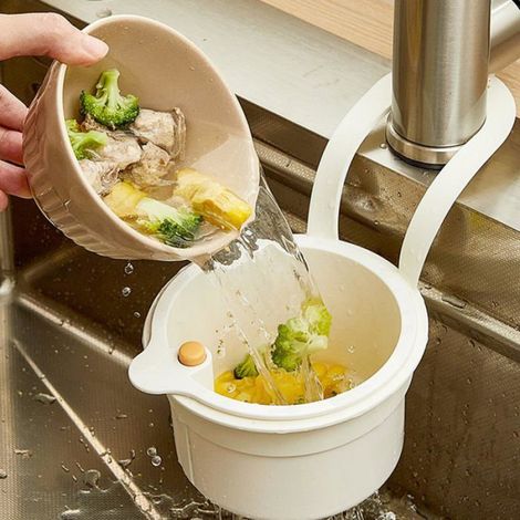 Passoire évier suspendue 2025 - 1pc, Autonettoyante maille fine - Cuisine Cuneary (1/5)