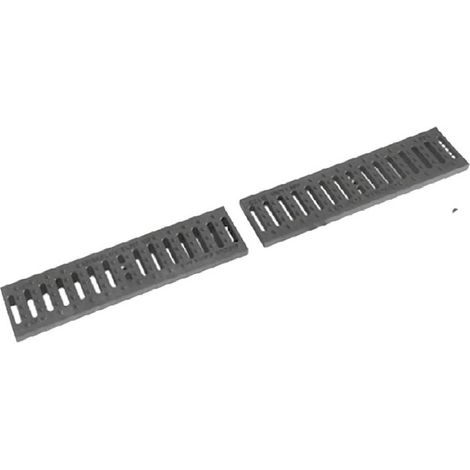 GRIGLIA PLASTICA PER CANALETTA 'TOP' C250 - cm 50 x 12,6 x H. 2,6