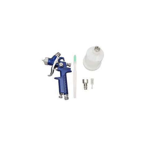 Pistolet de pulvérisation d'air HVLP, alimentation par gravité, pulvérisateur de peinture pneumatique, outil de pulvérisation pour bois, métal et plastique (1/5)