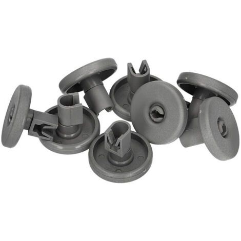 Kit 8 roues panier inférieur pour lave-vaisselle accessoires pour grand rouleau de poulie de roue (1/4)