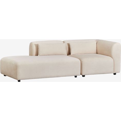 Divano modulare angolare a 2 pezzi con chaise longue sinistra Fogler SKLUM (1/5)